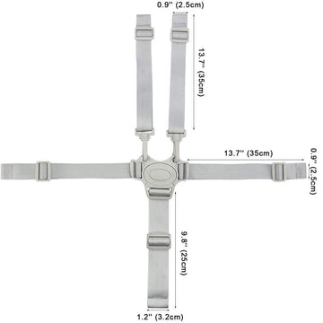 High Chair Strap Replacement, Baby Trend Five Point High Chair Harness Adjustable Highchair Strap High Chair Accessories