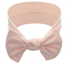 Babygiz Baby Girl Headbands-Infant,Toddler Cotton Handmade Hairbands With Bows Child Hair Accessories (Powder Pink)