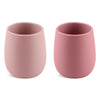 Mintlyfe Silicone Tiny Open Cups, Training Cups For Baby Led Weaning (Blush/Mauve)