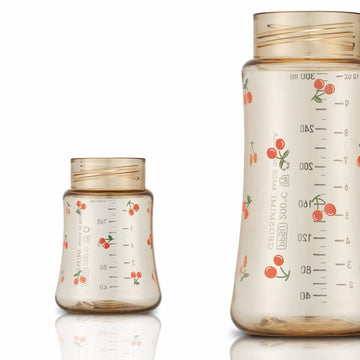 Grosmimi Ppsu Baby Bottle, Bpa Free (10Oz Cherry_Pure Gold)