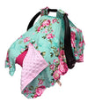 Rosy Kids Infant Carseat Canopy Cover 1Pc Wind Proof Baby Car Seat Cover, Sunshade Cover, Boys And Girls, Fits Any Baby Car Seat