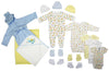 Newborn Baby Boys 15 Pc Layette Baby Shower Gift Set