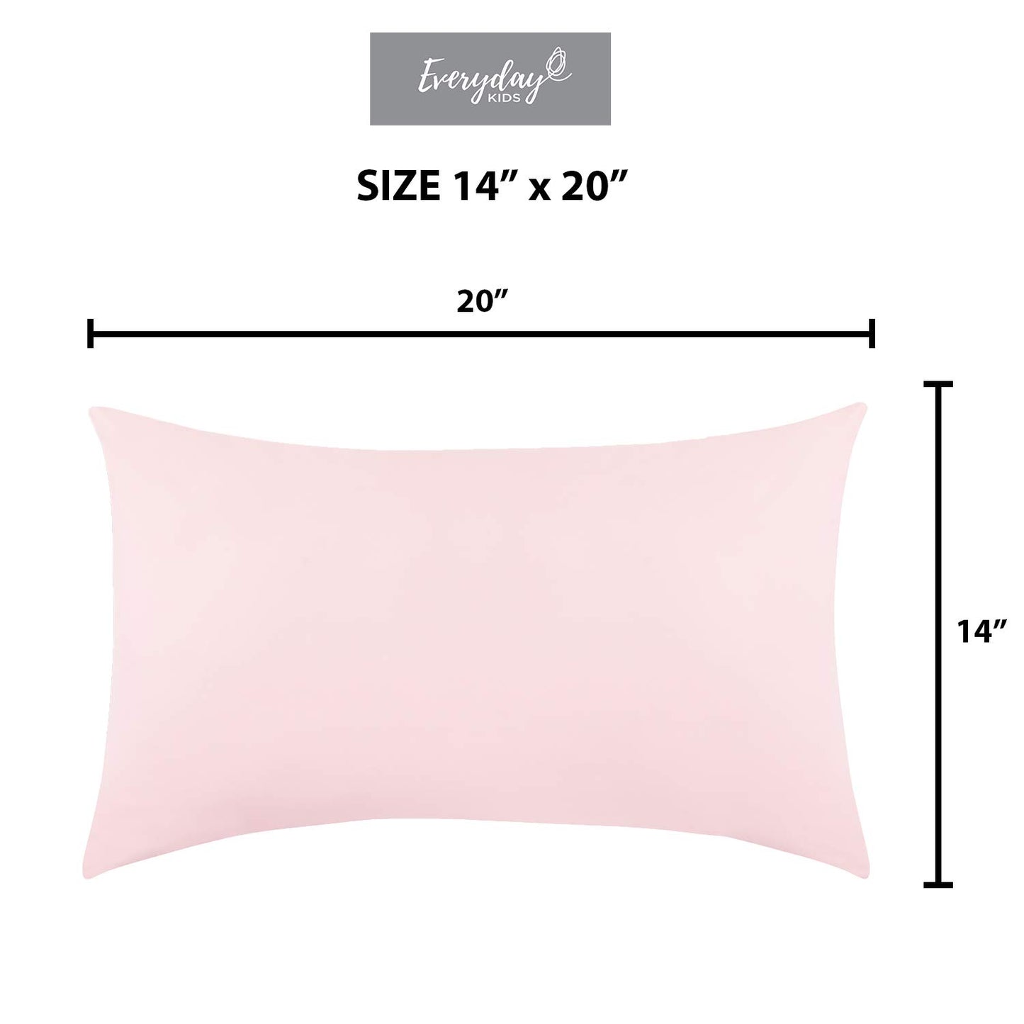 2-Pack Toddler Travel Pillowcases -100% Soft Microfiber, Breathable And Hypoallergenic - 14' By 20' Kids Pillowcases Fits Pill