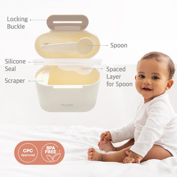 Momnlittle Baby Formula Dispenser Container 8.8Oz 6.1Oz Portable Formula Dispenser Container With Scoop And Carry Handle For Tra