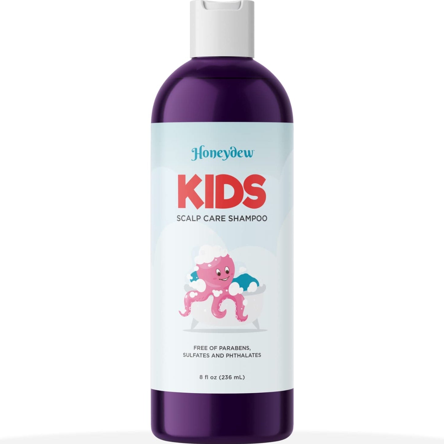 Cleansing Kids Shampoo For Dry Scalp - Dry Flaky Scalp Care Shampoo For Kids And Hair Build Up Remover With Tea Tree Oil And Ros