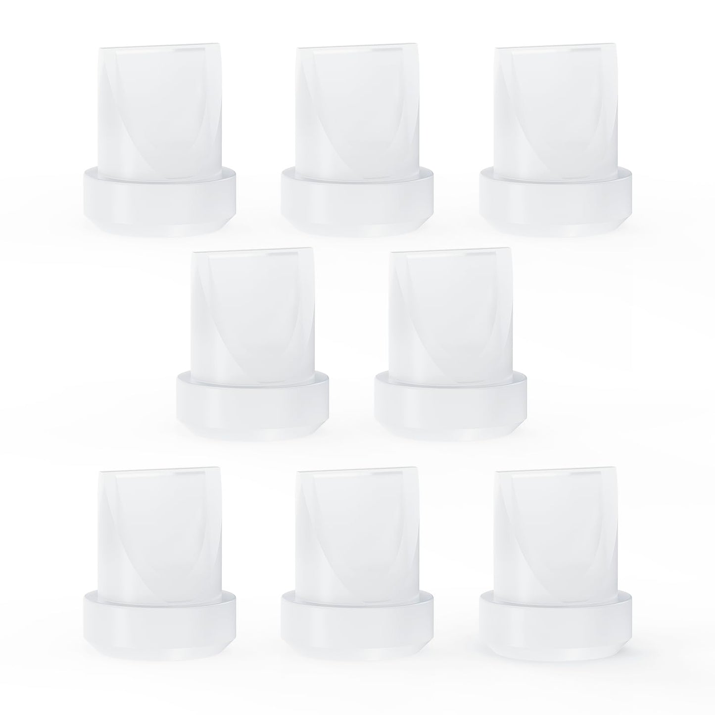 Hranio 8PCS Breast Pump Parts, Duckbill Valves Compatible with Mom Cozy m5 Replacement Parts Momcozy Breast Pump Accessories Mom