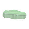 TRENDYNEST Bathtub Splash Guard with Mesh Pockets Accessory Bath Toy Organizer for Kids Green
