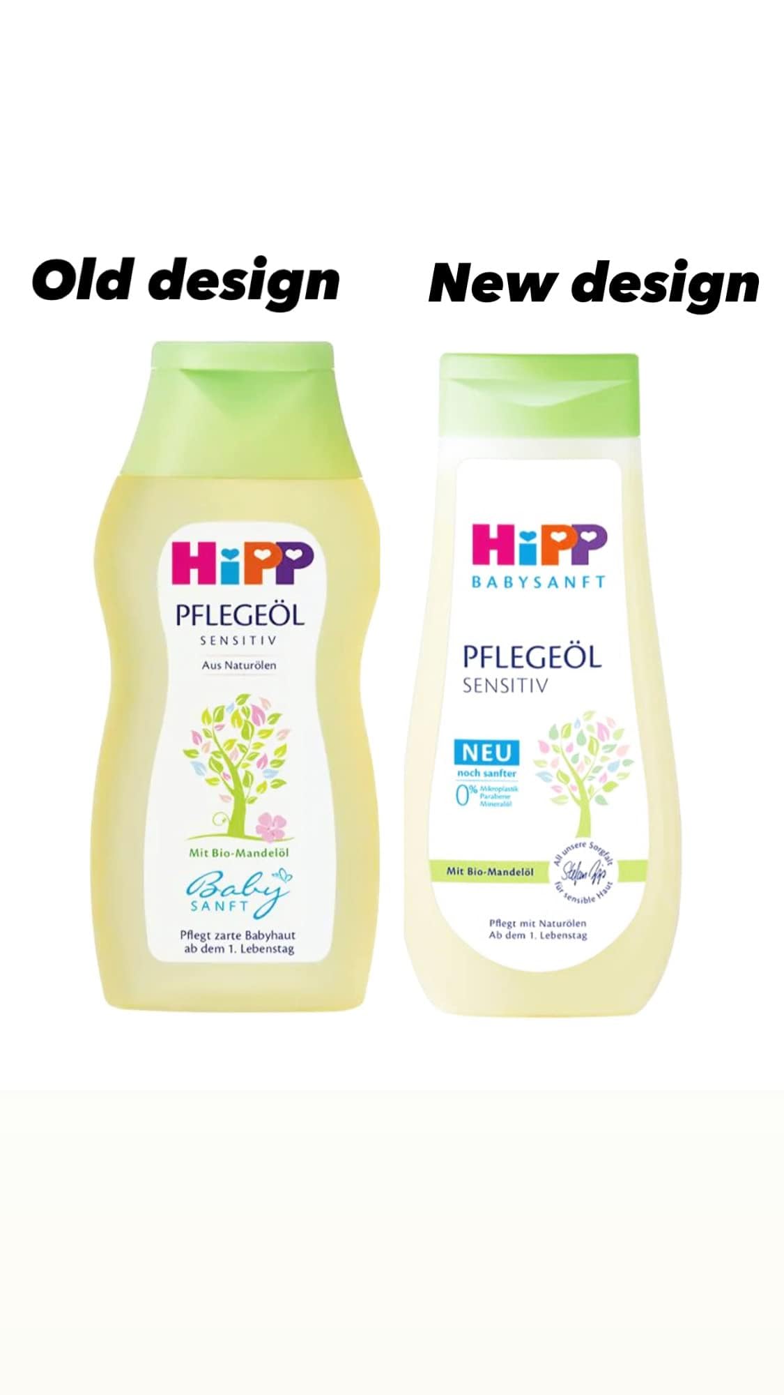 Hipp Baby Body Oil With Organic Almond Oil - 200 Ml - German -