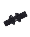 Black Lace Baby Headband Black Hair Bow Band Baby Black Lace Bow Baby Headwear Bbg06 (Black Lace Bow)