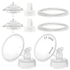 Maymom Pump Parts Compatible with Spectra S2 Spectra S1 Spectra 9 Plus Breastpump, 17mm Flange Valve Tubing Backflow Protector,