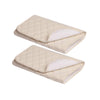 American Baby Company 2 Pack Waterproof Quilted Lap And Burp Pad Cover Made With Organic Cotton Top Layer, 21' X 14'