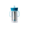 The First Years CoolCore Insulated Toddler Straw Cup - Transitional Toddler Trainer Cup Converts to Water Bottle with Spill Proo