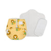 Snugkins Newborn Bliss Diapers For Newborn Babies (2.57Kg) | Washable & Reusable | 1 Cloth Diaper, 1 WetFree Organic Cotton Pr