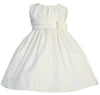 Baby-Girls Sweet Kids Pleated Taffeta Dress 18M Lg Off White (Sk B355)