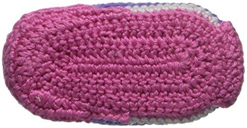 Jefferies Socks Unisex Baby Hand Crochet Bootie, Purple, Newborn