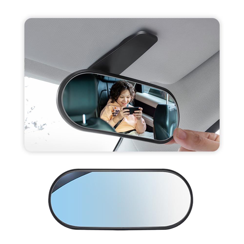 HD Car Mirror for Baby,360 Adjustable Rear View Mirrors Provides a Wide Field of Vision & Observation of the Rear Seat,Clip-on C