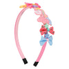 Asthetika Kids Unicorn Heart Bows Hair Band For Girls Toddler Baby Pink Accessories Headband Single Piece Gift Idea