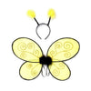 Great Pretenders Bumble Bee Wings With Headband, Yelow/Black (One Size) Dress-Up Play