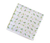 Little Sudhams 4Layered Muslin Cotton Baby Swaddle Blanket White Pack of 1 (Leaves & Flowers, 100cm x 100cm)