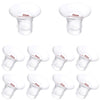 Flange Inserts 10Pcs 13/15/17/19/21Mm*2 Compatible With Momcozy S9/S9Pro/S10/S12/S12Pro/Spectra/Medela/Tsrete 24Mm Breast Pump S