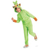 Grookey Pokemon Kids Costume, Official Pokemon Hooded Jumpsuit With Ears, Classic Size Large (10-12) Multicolored