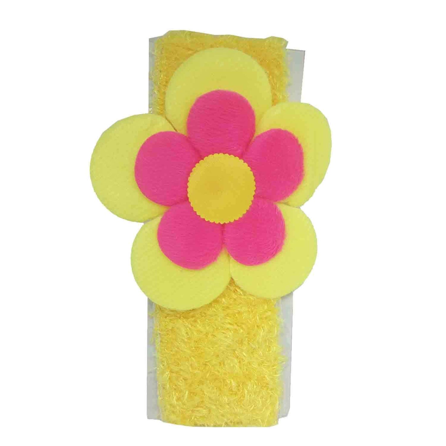 Salvus App Solutions Kids Yellow Floral Hair Band Soft & Stretchable Headband For Girls | Cute Hair Accessories