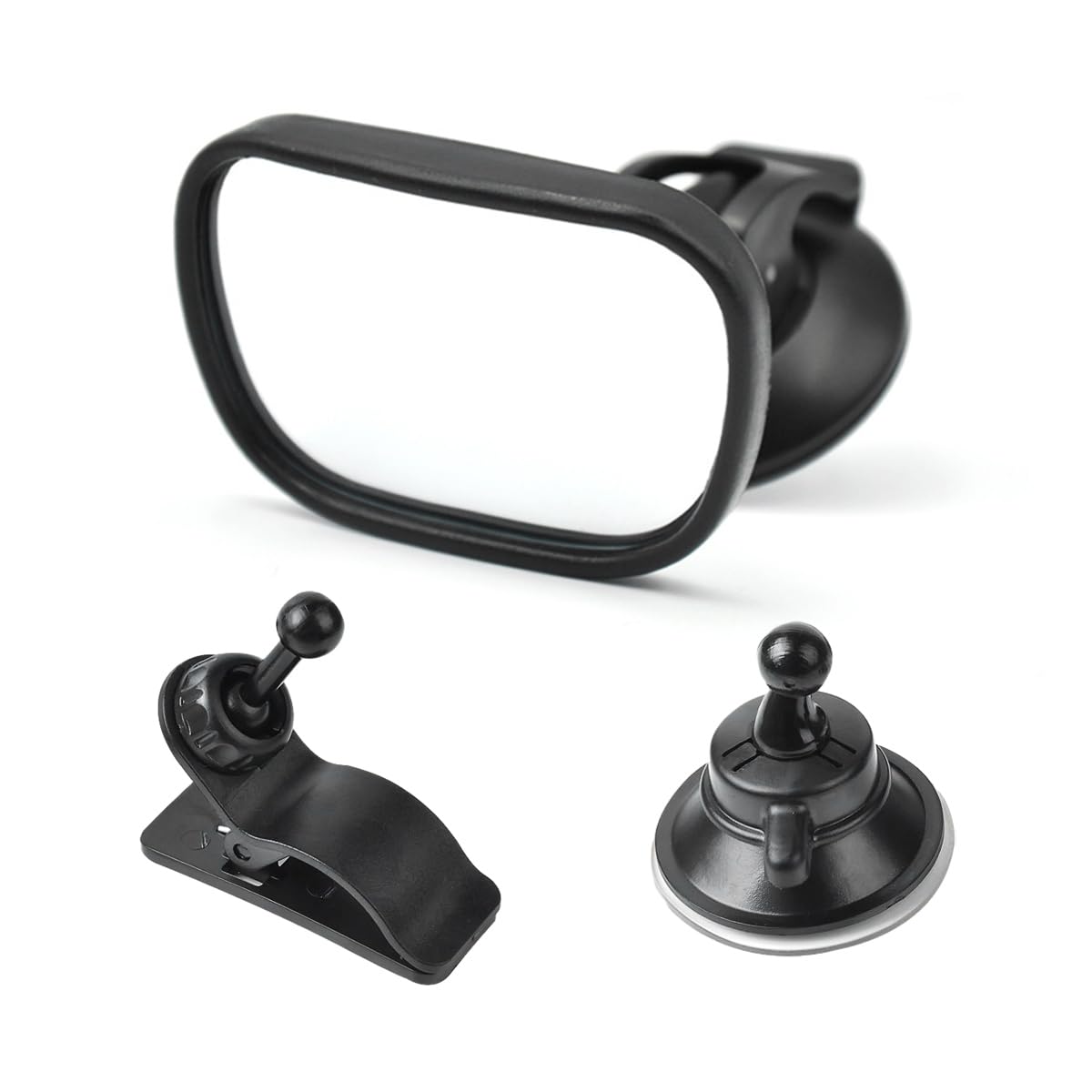 Kewucn Baby Car Mirror, Shatterproof Automotive Interior Rearview Baby Observation Mirror, Adjustable Child Safety Seat Rear Vie