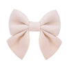 Spenlly 4.3 Inch Hair Bows Clip Big Hair Bow Clip Hair Barrettes Hair Accessories For Baby Girls Kids (Cream White)