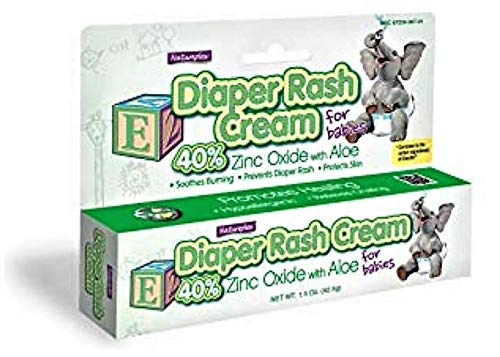 Natureplex Diaper Rash Cream With Zinc Oxide And Aloe, 3-Ct