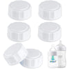 (6-Pcs) Travel Bottle Caps Compatible With Avent Bottles, Bottle Lids Replacement