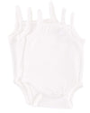 One Small Child Camisole 3 Month Bodysuit In Natural Bamboo Viscose Fiber -3 Pack