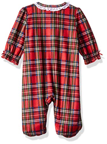 Little Me Baby Girl'S Christmas Plaid Pajamas Sleepwear, Christmas Plaid, 6 Months