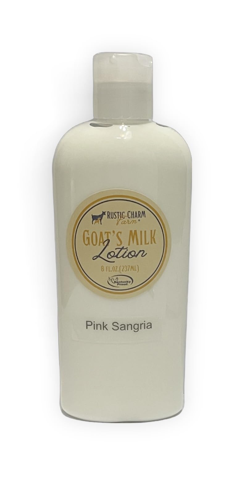 Rustic Charm Farm Goat Milk Lotion, Pink Sangria