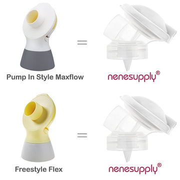 Nenesupply Connector 27Mm Flange Compatible With Medela Pump In Style Maxflow Freestyle Flex Swing Maxi Pumps And Personalfit Fl