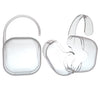 Laneyli Pacifier Case Pacifier Holder Case Pacifier Clip Binky Holder Case Pacifier Box Pacifier Accessories 2 Pack Clear Hook D