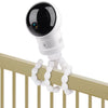 Tripod Baby Monitor Mount for Eufy Baby Monitor Camera, Flexible Baby Camera Holder Crib Mount Without Tools or Wall Damage - Wh