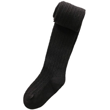 Vanberfia Baby Girls Tights Cable Knit Leggings Stockings 3 Pack Pantyhose Infants Toddlers 2-10T(2-4T,Cll10207