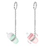 Ljowjva Keep Bottles And Sippy Cups Off The Floor With Sippy Cup Strap - Food Grade Silicone Bottle Bungee For High Chair, Strol