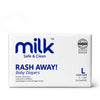 Milk Baby Diapers Flexi Tape Size L (917 Kg), 36 Count Soft, LeakProof, Comfortable Fit For Babies,