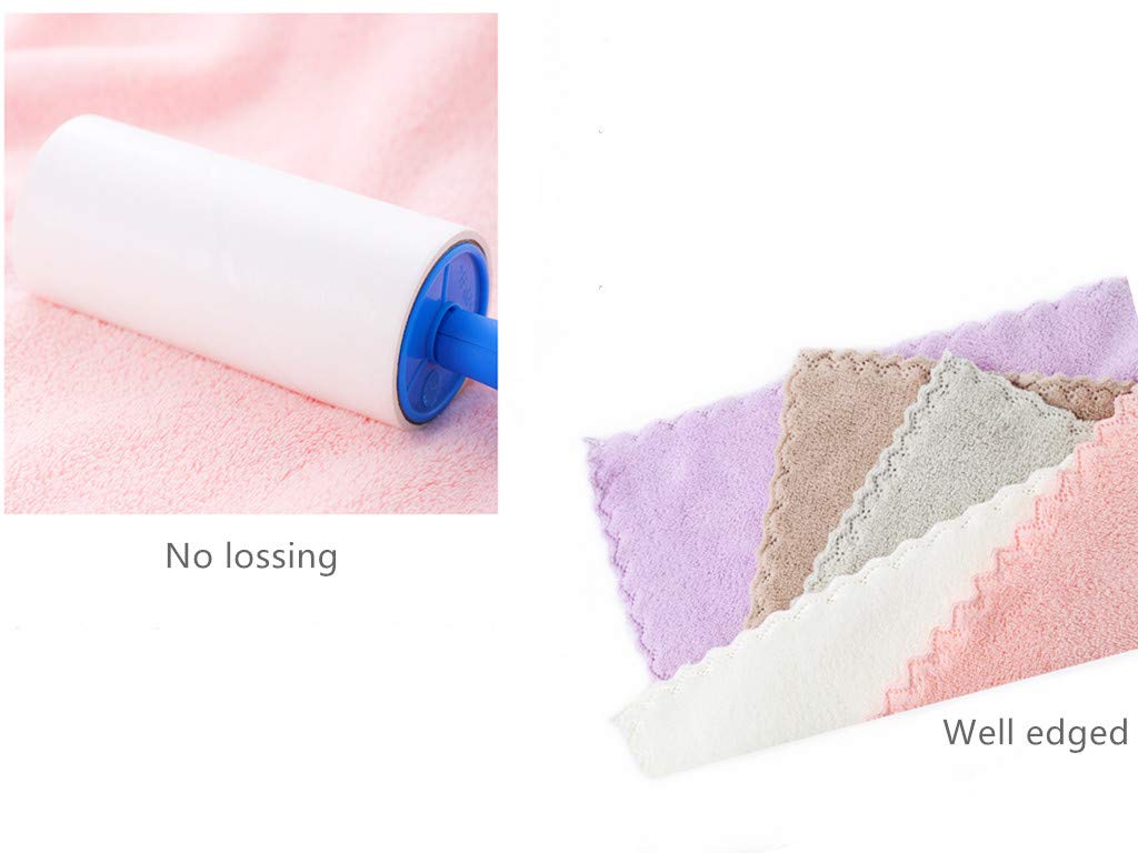 Yaocoral 10 Pack 12''X12'' Absorbent Microfiber Baby Washcloths Soft Fleece Wash Clothes Face Towels For Baby,Newborns,Infants,T