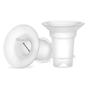 Maymom Flange Insert 10 Mm Compatible With Medela And Spectra 24 Mm Shields/Flanges. Use With Medela Freestyle And Momocozy S9/S