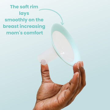 Zomee Flex Breast Nipple Shield Latch Assistance Inverted Or Flat- Comfortable & Soft For Easy Pumping Use For Z1 Z2 Breast Pump