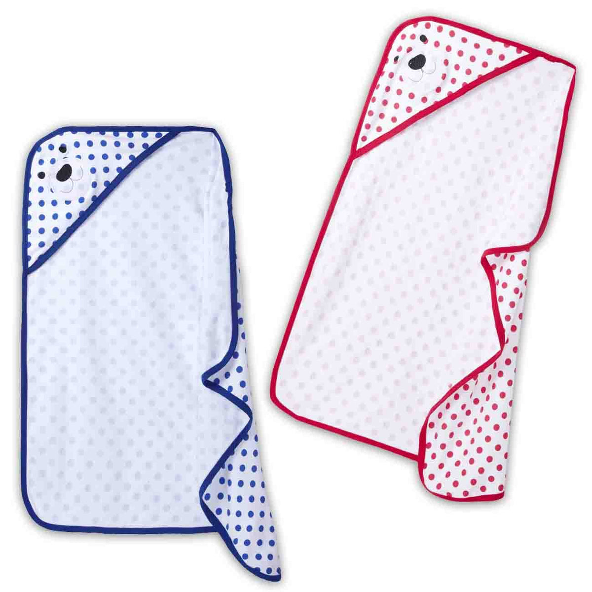 Baby Wish Baby Hooded Towels Polka Dot For New Born Bath Towel For Boys And Girls Kids Towels Set Ultra Absorbent, Natural Baby