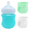 Taoceexi 3 Pack Silicone Sleeves For Philips Avent Natural Glass Baby Bottles, Anti Breakage Baby Bottle Holder, Compatible Phil