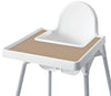 High Chair Placemat for IKEA Antilop Baby High Chair, Silicone Placemats, High Chair Tray Finger Foods Placemat for Boys and Gir