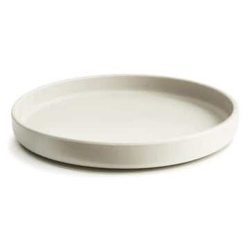 Mushie Classic Silicone Suction Plate | Bpa-Free Non-Slip Design (Ivory)