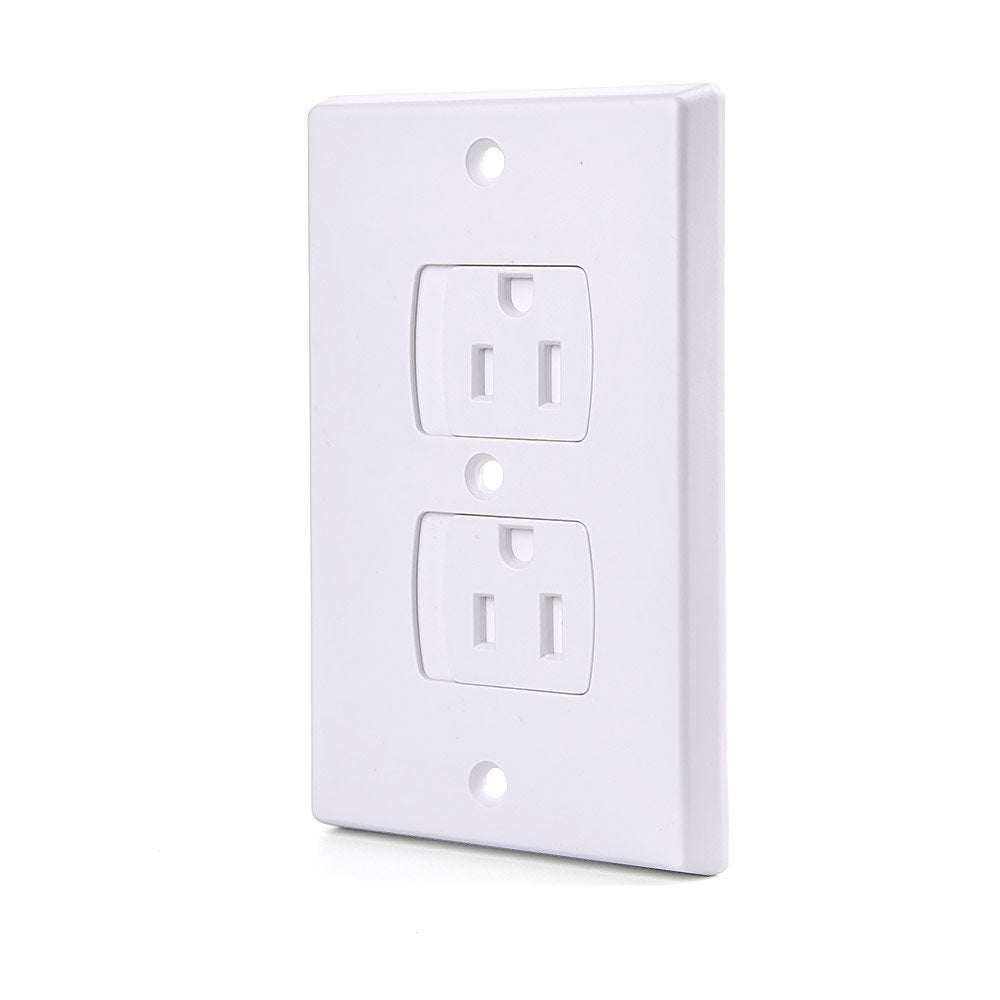 Austor 12 Pack Baby Safety Electric Outlet Covers Baby Safety Self Closing Wall Socket Plugs Plate Alternate For Child Proofing