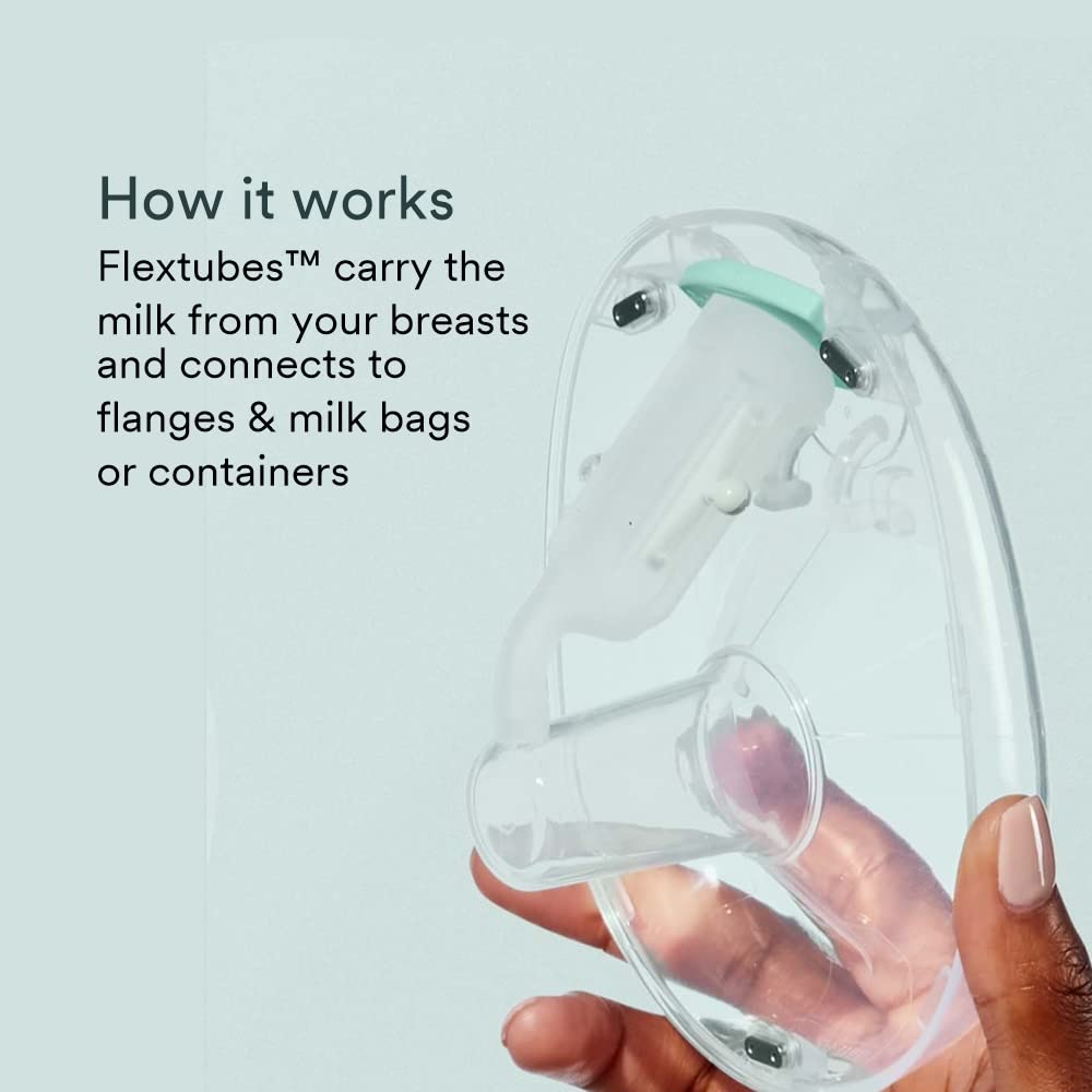 Willow Breast Pump Flextubes, 2 Ct, Breast Pump Tubing For Spare Use Or Replacement, Pair With Willow 3.0 Wearable Breast Pump F