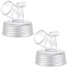2Pcs Wide Mouth Connector Compatible With Spectra S1 S2 9 Plus Pump, Compatible With Medela Personalfit Shield, Pumpin Pal Shiel