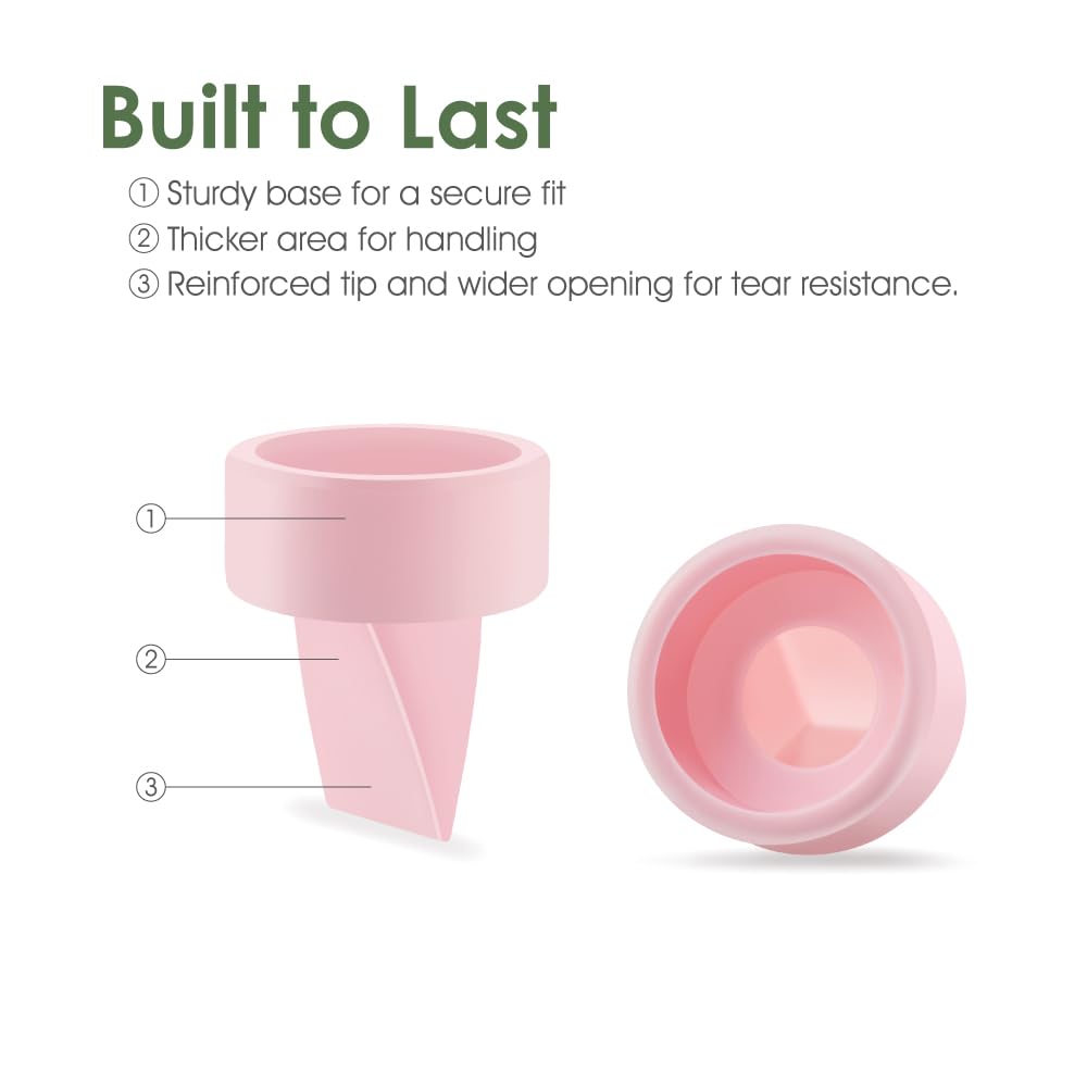 Maymom Pump Part Compatible With Spectra/Ameda Luna Pumps, Syngery Gold; Incl Wide Mouth Flange 18 Mm Valve; Not Original Spectr